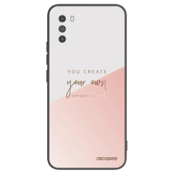 Picasee Μαύρη θήκη σιλικόνης για Xiaomi Poco M3 - You create your own opportunities
