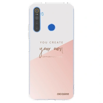 Picasee διαφανής θήκη σιλικόνης Realme 5 - You create your own opportunities