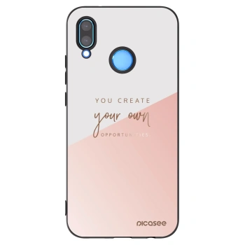 Picasee Μαύρη θήκη σιλικόνης για Huawei P20 Lite - You create your own opportunities