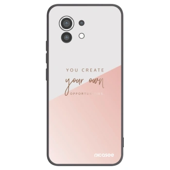 Picasee Μαύρη θήκη σιλικόνης για Xiaomi Mi 11 - You create your own opportunities