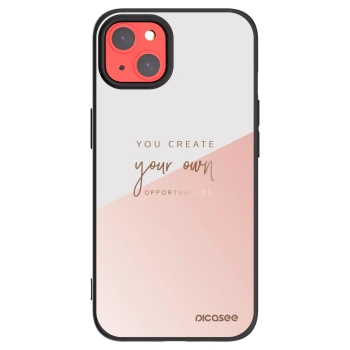 Picasee Μαύρη θήκη σιλικόνης για Apple iPhone 13 - You create your own opportunities