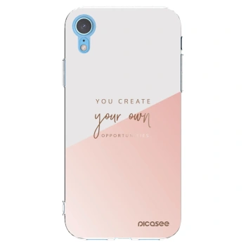 Picasee διαφανής θήκη σιλικόνης Apple iPhone XR - You create your own opportunities