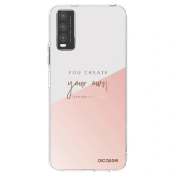 Picasee διαφανής θήκη σιλικόνης Vivo Y20s - You create your own opportunities