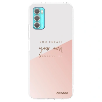 Picasee διαφανής θήκη σιλικόνης Motorola Moto G60 - You create your own opportunities