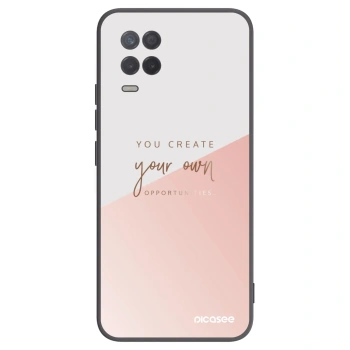 Picasee Μαύρη θήκη σιλικόνης για Realme 8 5G - You create your own opportunities