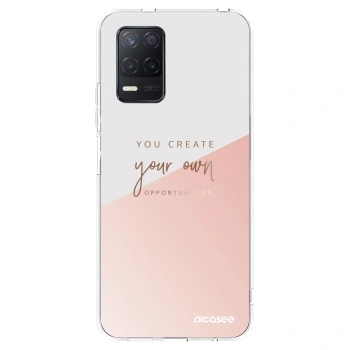 Picasee διαφανής θήκη σιλικόνης Realme 8 5G - You create your own opportunities