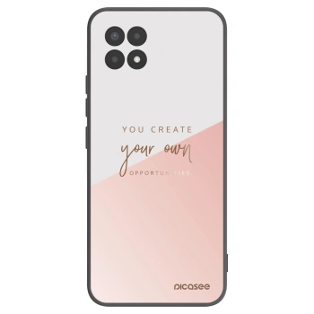 Picasee Μαύρη θήκη σιλικόνης για Realme 8i - You create your own opportunities
