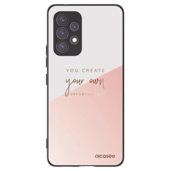 Picasee Μαύρη θήκη σιλικόνης για Samsung Galaxy A53 5G A536 - You create your own opportunities