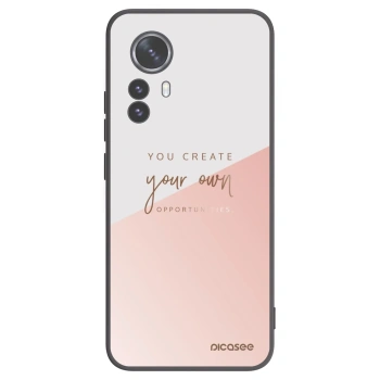 Picasee Μαύρη θήκη σιλικόνης για Xiaomi 12 Pro - You create your own opportunities