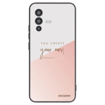 Picasee Μαύρη θήκη σιλικόνης για Vivo V23 5G - You create your own opportunities