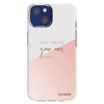 Picasee διαφανής θήκη σιλικόνης Apple iPhone 14 - You create your own opportunities