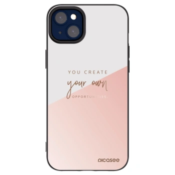 Picasee Μαύρη θήκη σιλικόνης για Apple iPhone 14 Plus - You create your own opportunities