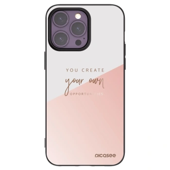 Picasee Μαύρη θήκη σιλικόνης για Apple iPhone 14 Pro Max - You create your own opportunities