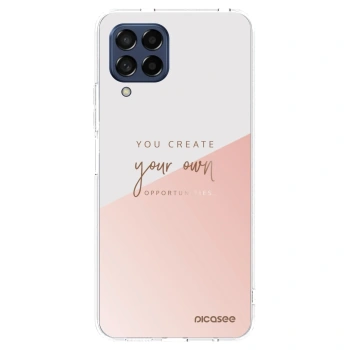 Picasee διαφανής θήκη σιλικόνης Samsung Galaxy M53 5G - You create your own opportunities