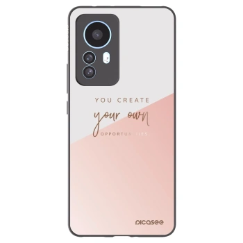 Picasee Μαύρη θήκη σιλικόνης για Xiaomi 12T Pro - You create your own opportunities