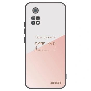 Picasee Μαύρη θήκη σιλικόνης για Xiaomi Poco M4 Pro - You create your own opportunities