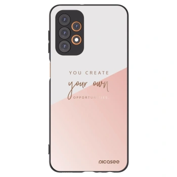 Picasee Μαύρη θήκη σιλικόνης για Samsung Galaxy A23 A235F 4G - You create your own opportunities