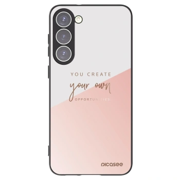 Picasee Μαύρη θήκη σιλικόνης για Samsung Galaxy S23+ 5G - You create your own opportunities