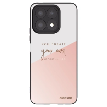 Picasee Μαύρη θήκη σιλικόνης για Honor X8a - You create your own opportunities