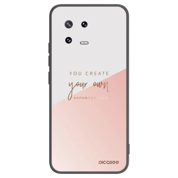 Picasee Μαύρη θήκη σιλικόνης για Xiaomi 13 Pro - You create your own opportunities