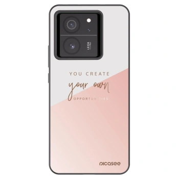 Picasee Μαύρη θήκη σιλικόνης για Xiaomi 13T - You create your own opportunities
