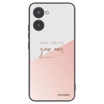 Picasee Μαύρη θήκη σιλικόνης για Realme 10 4G - You create your own opportunities