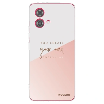 Picasee διαφανής θήκη σιλικόνης Motorola Moto G84 5G - You create your own opportunities