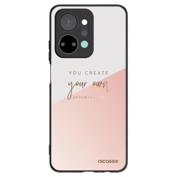 Picasee Μαύρη θήκη σιλικόνης για Honor X7a - You create your own opportunities