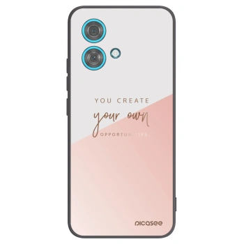 Picasee Μαύρη θήκη σιλικόνης για Motorola Edge 40 Neo - You create your own opportunities