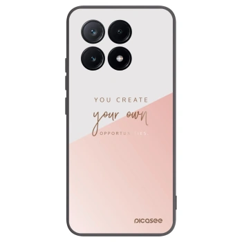 Picasee Μαύρη θήκη σιλικόνης για Xiaomi Poco X6 Pro - You create your own opportunities