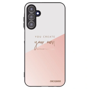 Picasee Μαύρη θήκη σιλικόνης για Samsung Galaxy A15 A156B 5G - You create your own opportunities