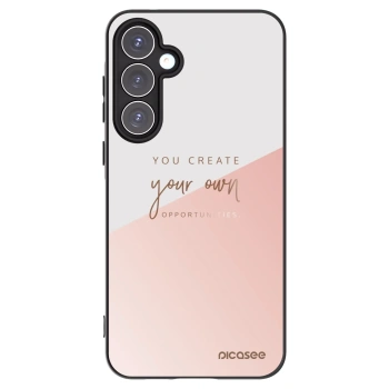 Picasee Μαύρη θήκη σιλικόνης για Samsung Galaxy A55 5G A556B - You create your own opportunities