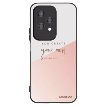 Picasee Μαύρη θήκη σιλικόνης για Honor 200 Lite - You create your own opportunities