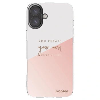 Picasee διαφανής θήκη σιλικόνης Apple iPhone 16 Plus - You create your own opportunities