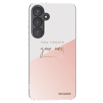 Picasee διαφανής θήκη σιλικόνης Samsung Galaxy S24 FE S721B - You create your own opportunities