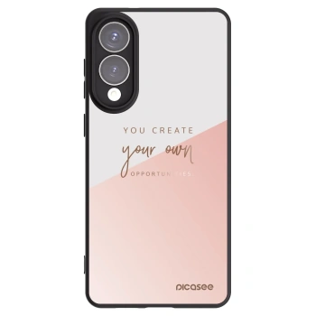 Picasee Μαύρη θήκη σιλικόνης για Samsung Galaxy S25 Edge 5G - You create your own opportunities