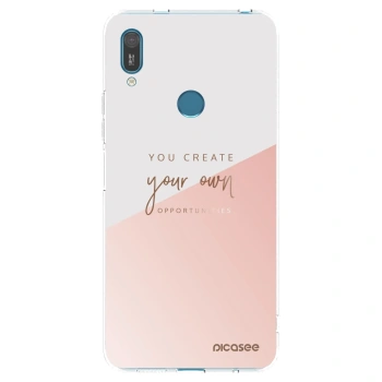 Picasee διαφανής θήκη σιλικόνης Huawei Y7 2019 - You create your own opportunities