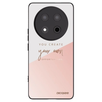 Picasee Μαύρη θήκη σιλικόνης για Honor Magic7 Lite 5G - You create your own opportunities