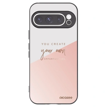 Picasee Μαύρη θήκη σιλικόνης για Google Pixel 9 Pro - You create your own opportunities