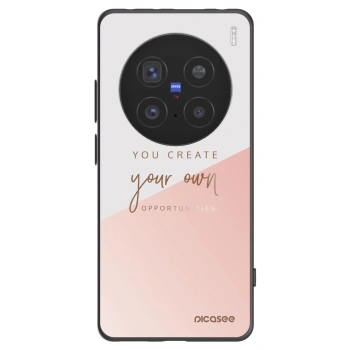 Picasee Μαύρη θήκη σιλικόνης για Vivo X200 Pro - You create your own opportunities