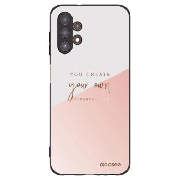 Picasee Μαύρη θήκη σιλικόνης για Samsung Galaxy A13 5G - You create your own opportunities