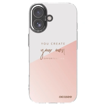 Picasee διαφανής θήκη σιλικόνης Apple iPhone 17 - You create your own opportunities