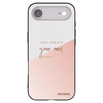 Picasee Μαύρη θήκη σιλικόνης για Apple iPhone Air - You create your own opportunities