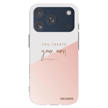Picasee διαφανής θήκη σιλικόνης Apple iPhone 17 Pro - You create your own opportunities