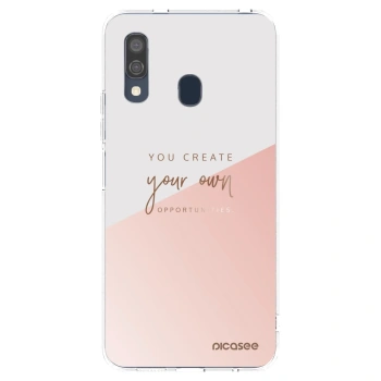 Picasee διαφανής θήκη σιλικόνης Samsung Galaxy A40 A405F - You create your own opportunities