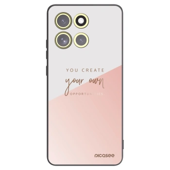 Picasee Μαύρη θήκη σιλικόνης για Motorola Moto G86 5G - You create your own opportunities