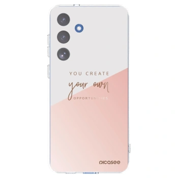 Picasee διαφανής θήκη σιλικόνης Samsung Galaxy S25 FE 5G - You create your own opportunities