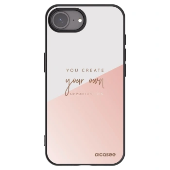 Picasee Μαύρη θήκη σιλικόνης για Apple iPhone 17e - You create your own opportunities