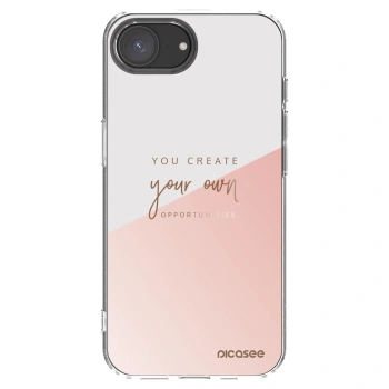 Picasee διαφανής θήκη σιλικόνης Apple iPhone 17e - You create your own opportunities