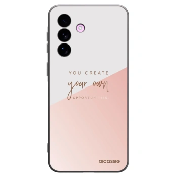Picasee Μαύρη θήκη σιλικόνης για Samsung Galaxy A57 5G - You create your own opportunities